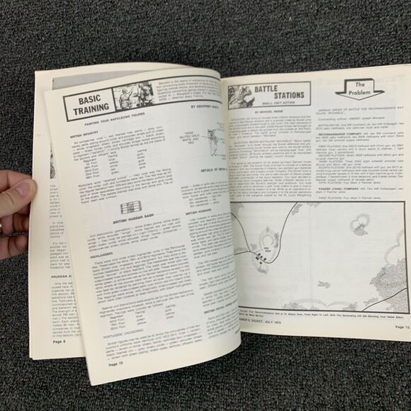 Wargamer’s Digest Magazine Vol #2 #9 July 1975 Strategy Rossbach Alexander - Picture 8 of 8